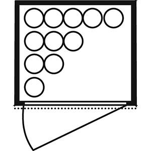 Gasflaschenlager, Gasflaschencontainer, Safe-Gasmagazin, verzinkt, ohne Boden, BxTxH 1420x1080x2250 mm, montiert, Kapazität 14 Flaschen 50 l