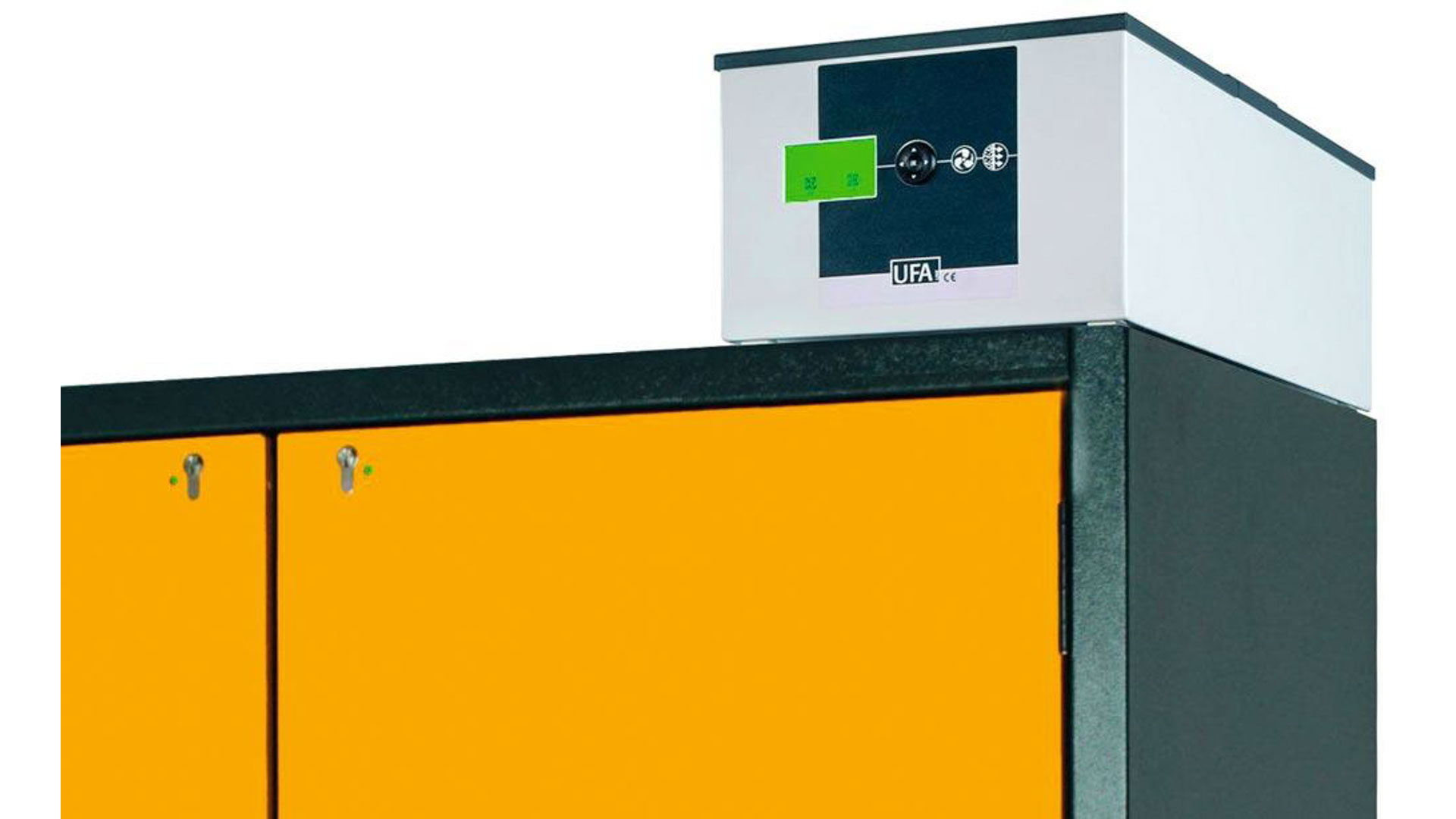 Umluftfilteraufsatz für Fassschränke