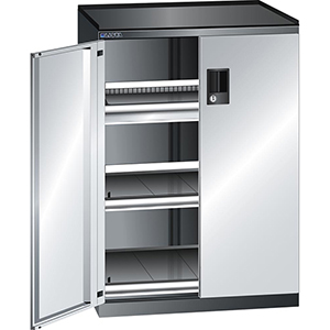 Schubladenschrank m. Flügeltüren