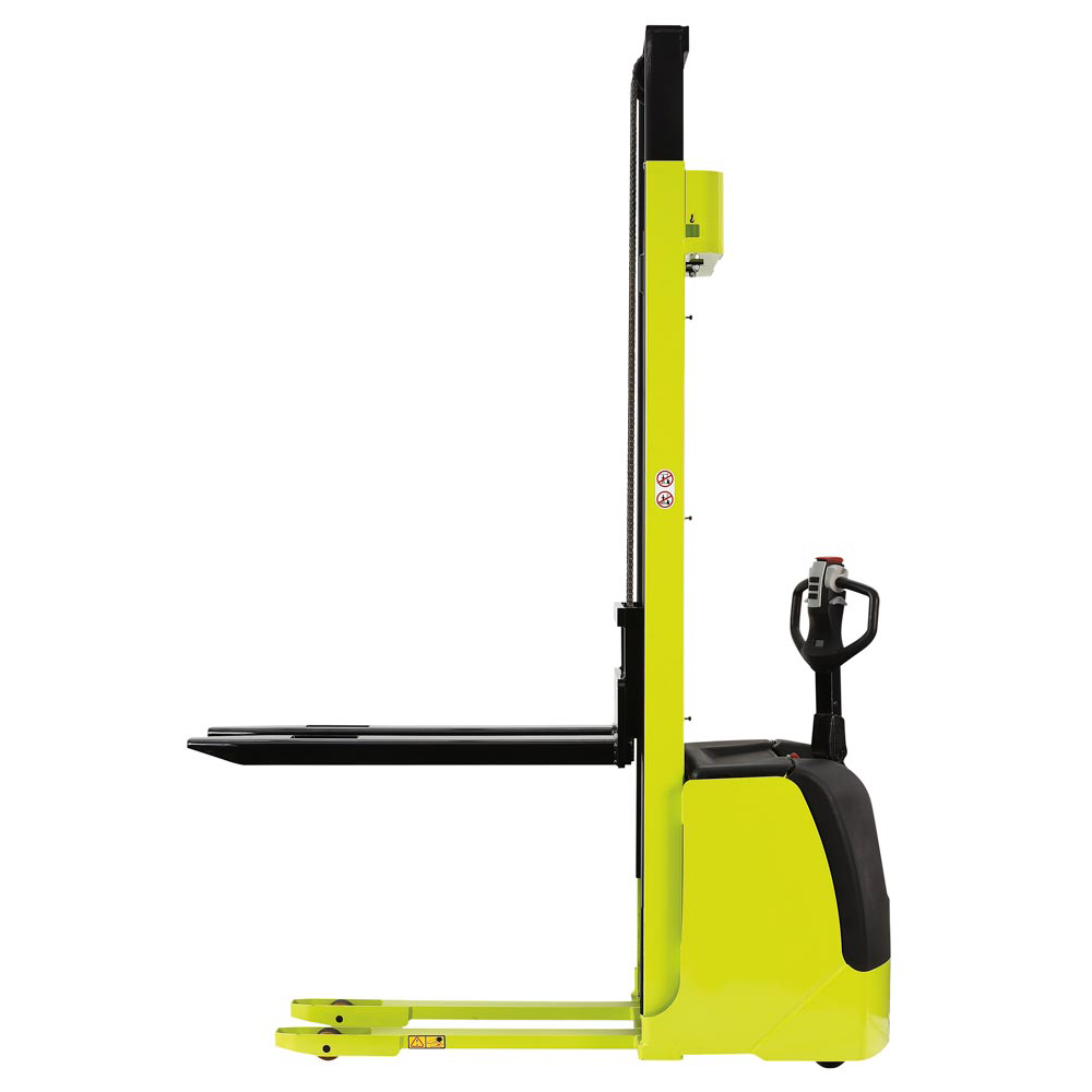 Hydraulikstapler, Elektrohydraulischer Stapler, mit Fahrantrieb, Traglast 1200 kg, Hubhöhe 1600 mm, OHNE Batterien und Ladegerät