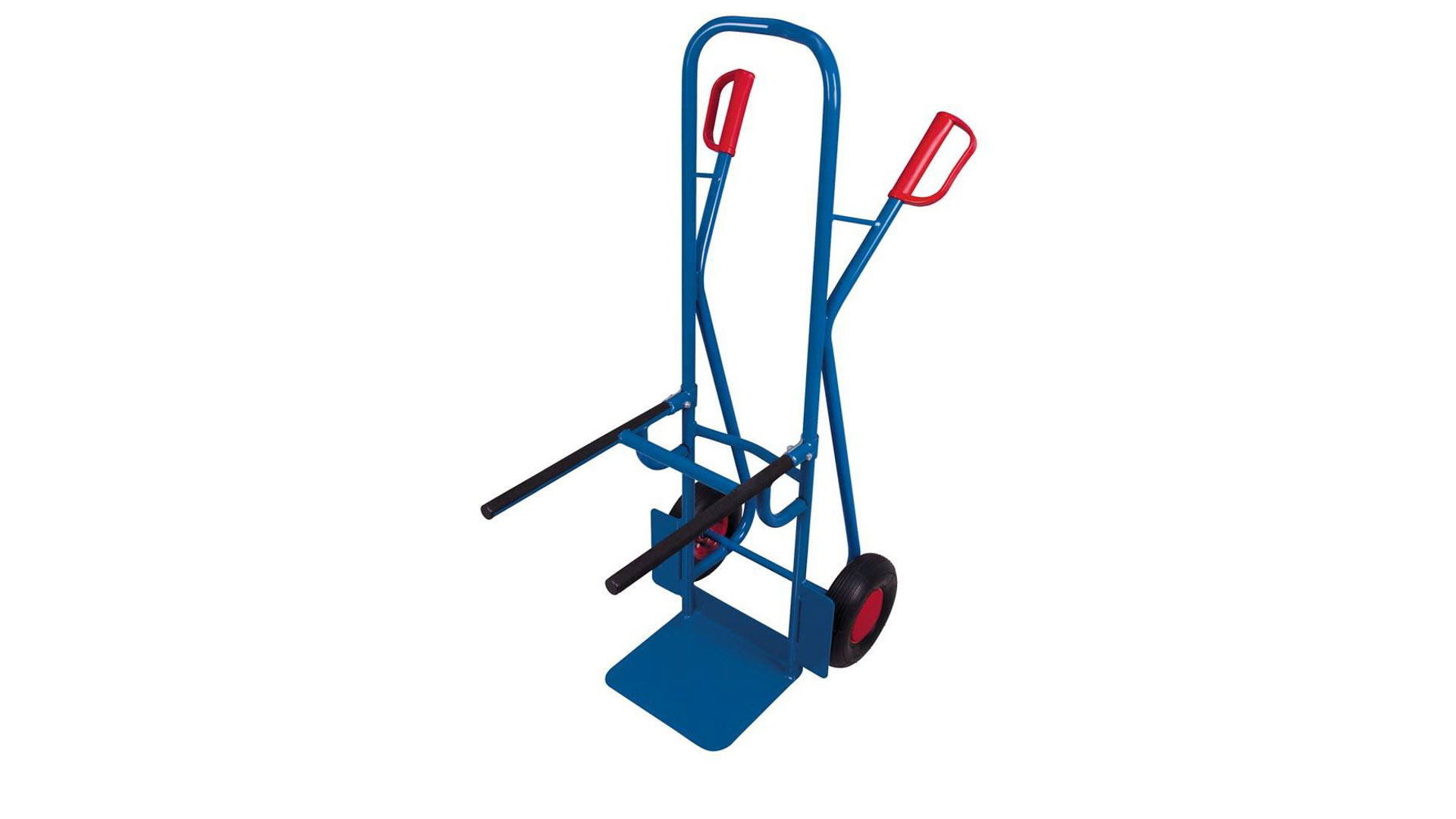 Stuhlkarre - Traglast 250 kg - Schaufelmaß 320 x 250 mm - Luftbereifung - Stahlrohr