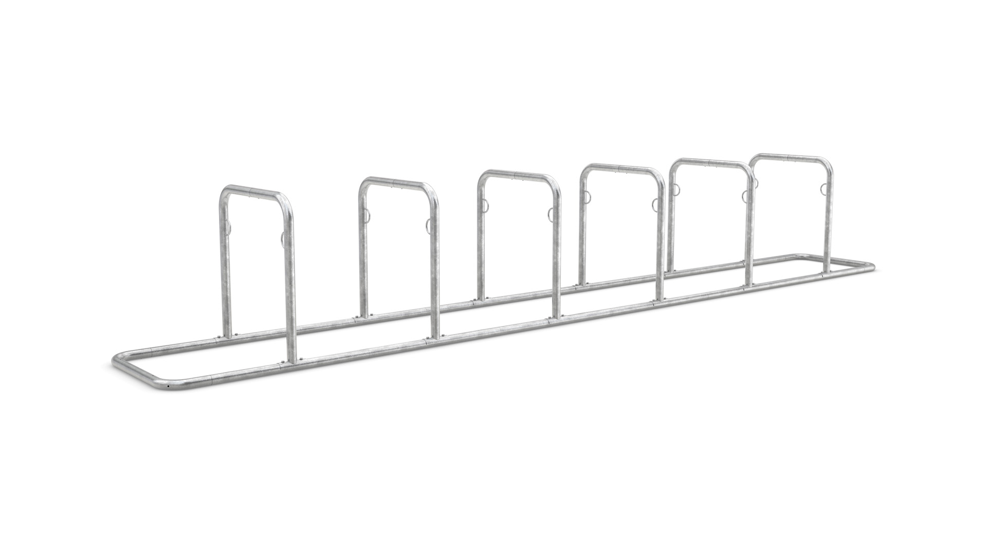 Fahrradbügel, Anlehnbügel - für 12 Fahrräder - Breite: 557 cm - verzinkt