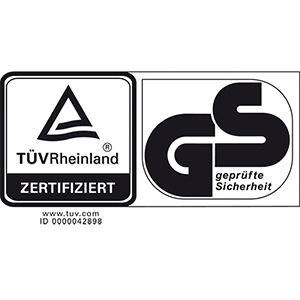 Arbeitsstuhl, Drehstuhl mit Sicherheitsgasfeder, Sitz PU Schaum, schwarz, mit Rollen, Sitz Höhe 450-600 mm