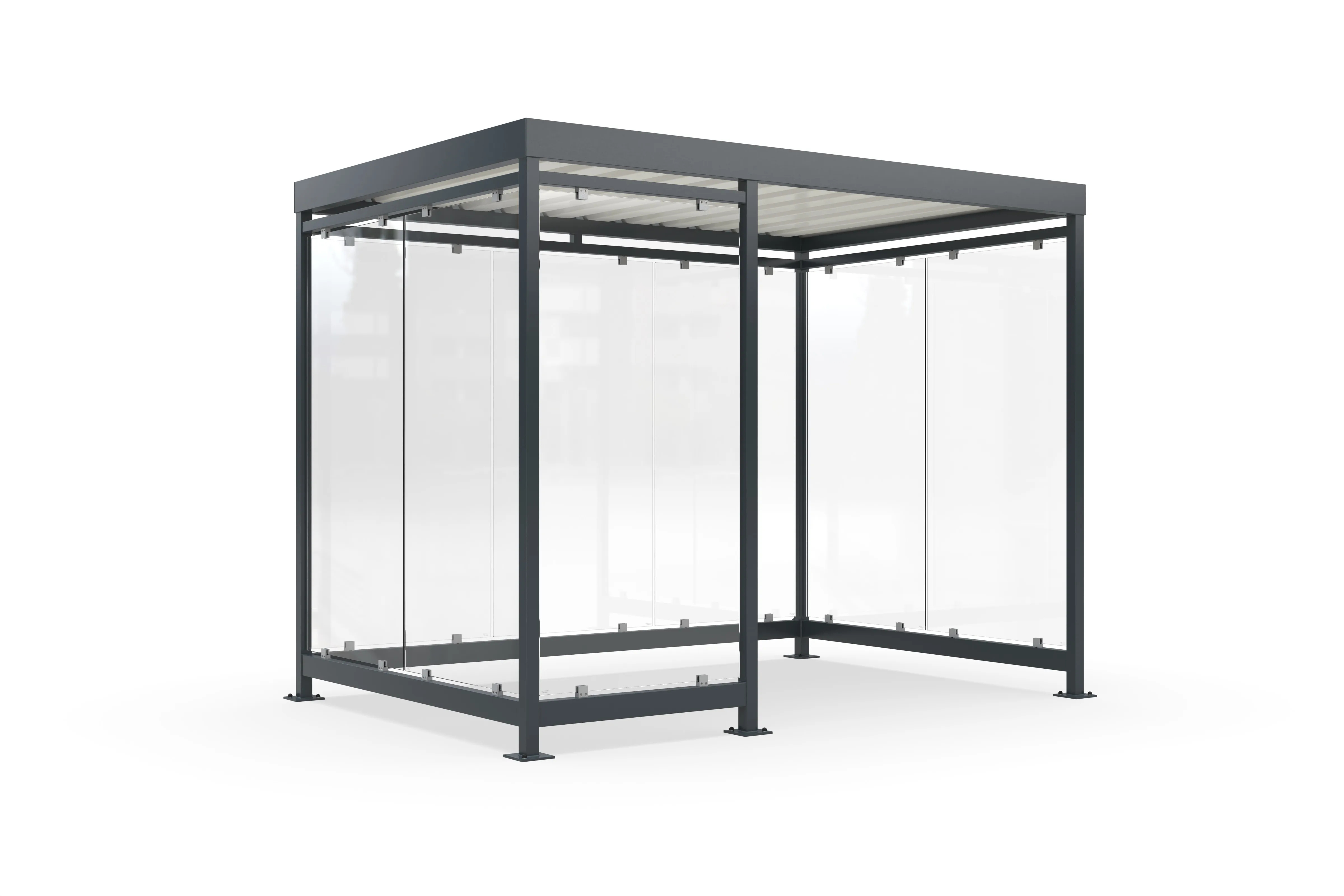 Raucherunterstand, Fahrgastunterstand