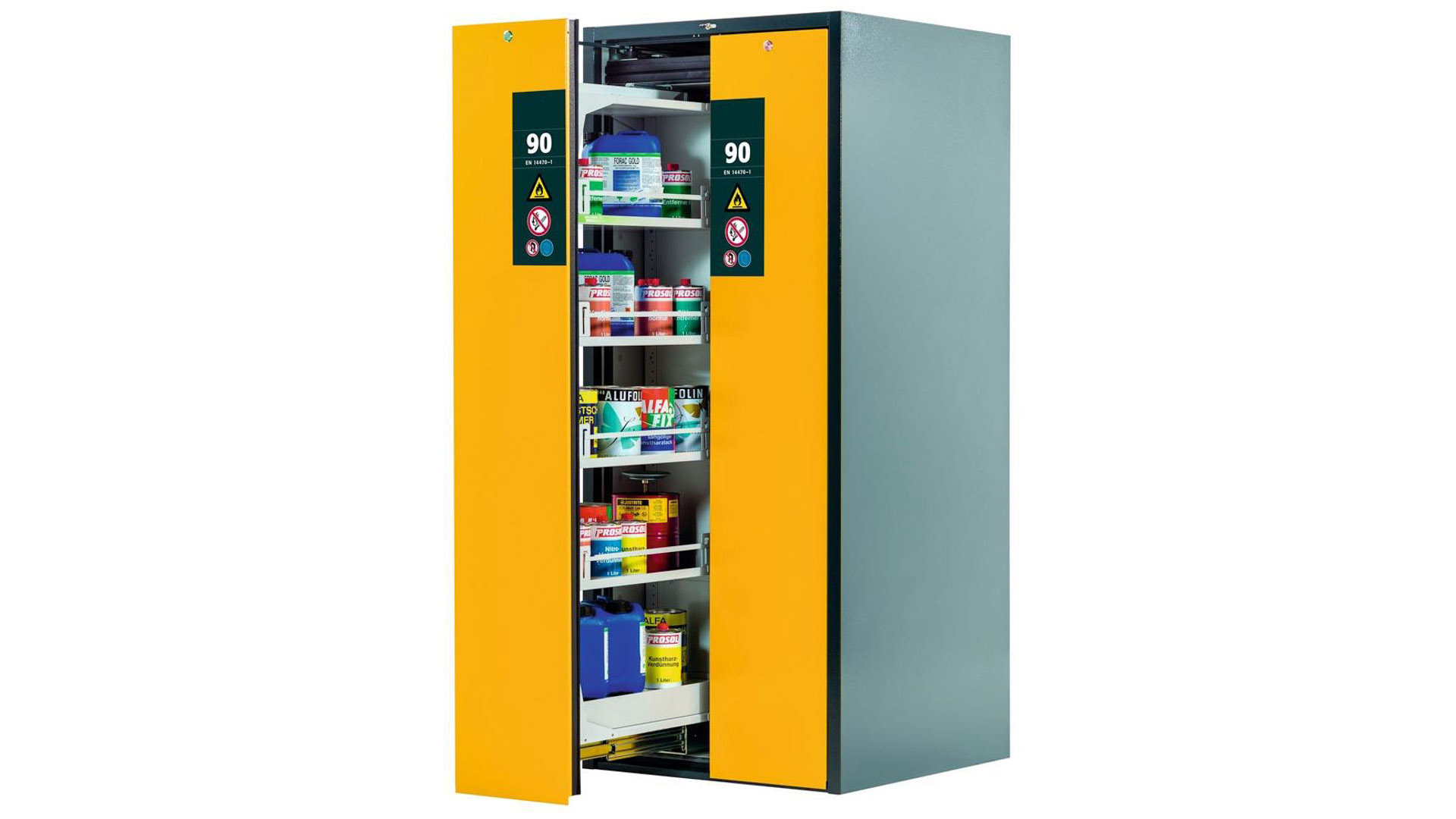 Sicherheitsschrank mit Vertikalauszug