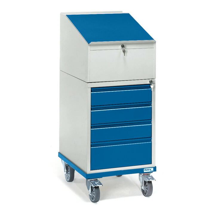 Fetra - Rollpult m. Schreibpultaufsatz