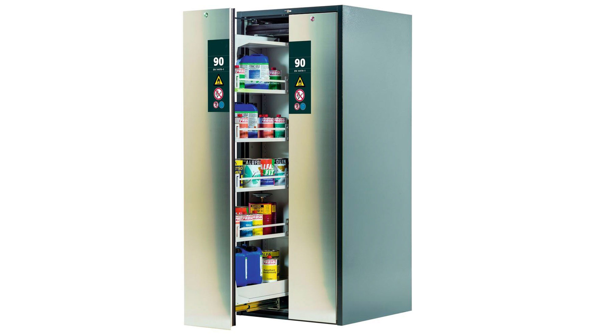 Sicherheitsschrank mit Vertikalauszug