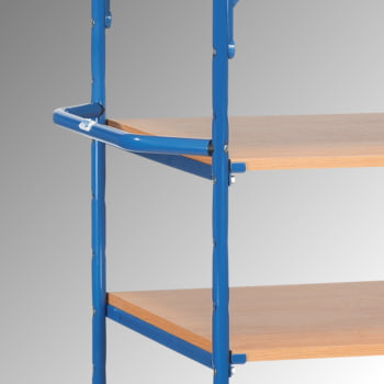 Fetra - Etagenwagen - 1.800 x 609 x 1.169 mm (HxBxT) - 5 Böden - Traglast 600 kg