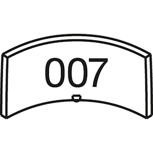 Türschutz Nummernschild