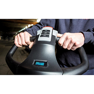 Hydraulikstapler, Elektrohydraulischer Stapler, mit Fahrantrieb, Traglast 1200 kg, Hubhöhe 2500 mm, inkl. AGM-Batterien