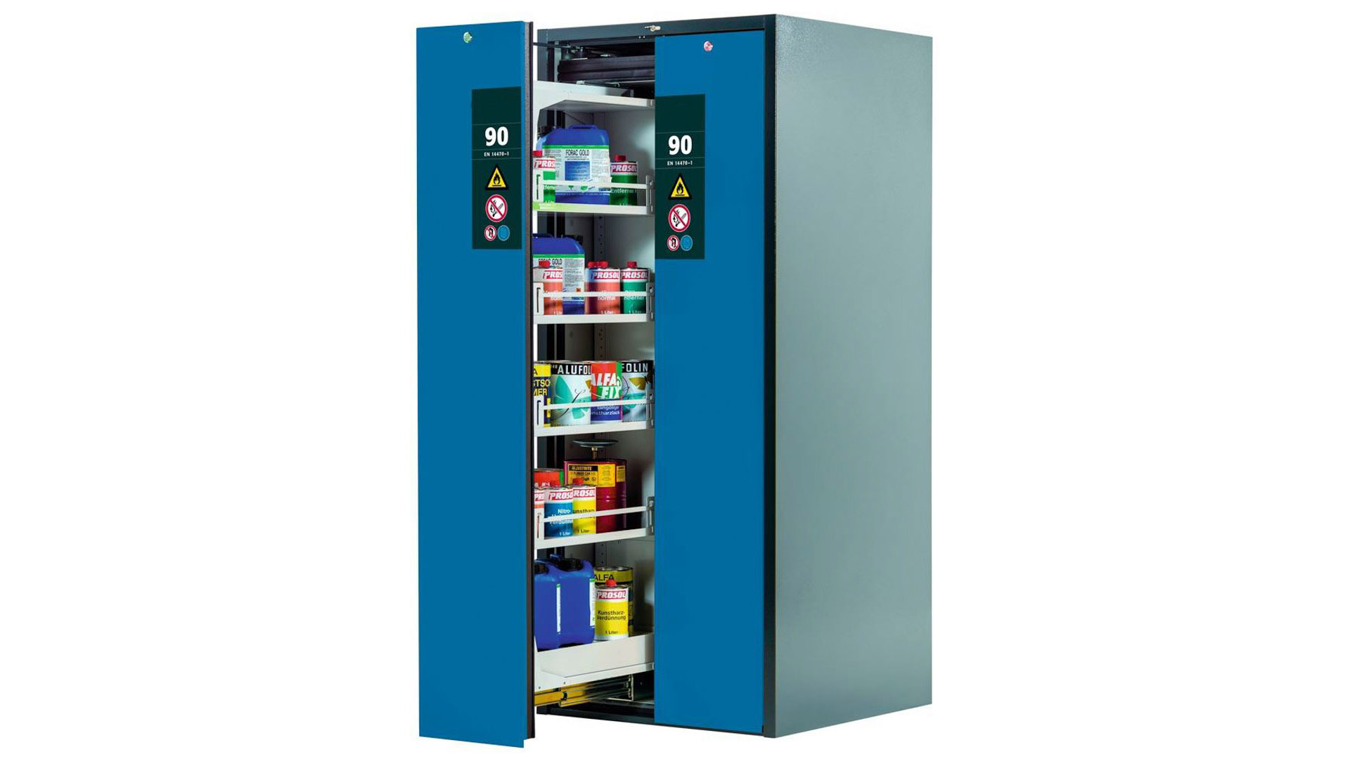 Sicherheitsschrank mit Vertikalauszug