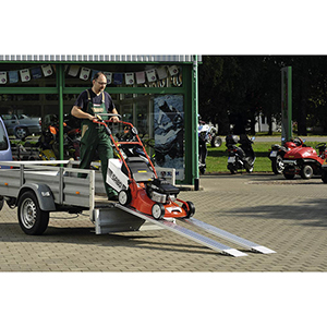 Leichte Auffahrrampe, Aluminium, Traglast 340 kg/Paar, LxB 1960x200 mm, Preis je Paar