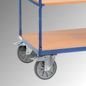 Fetra - Etagenwagen - Tragkraft 500 kg - 1.511 x 509 x 1.019 mm (HxBxT) - 4 Böden - offen