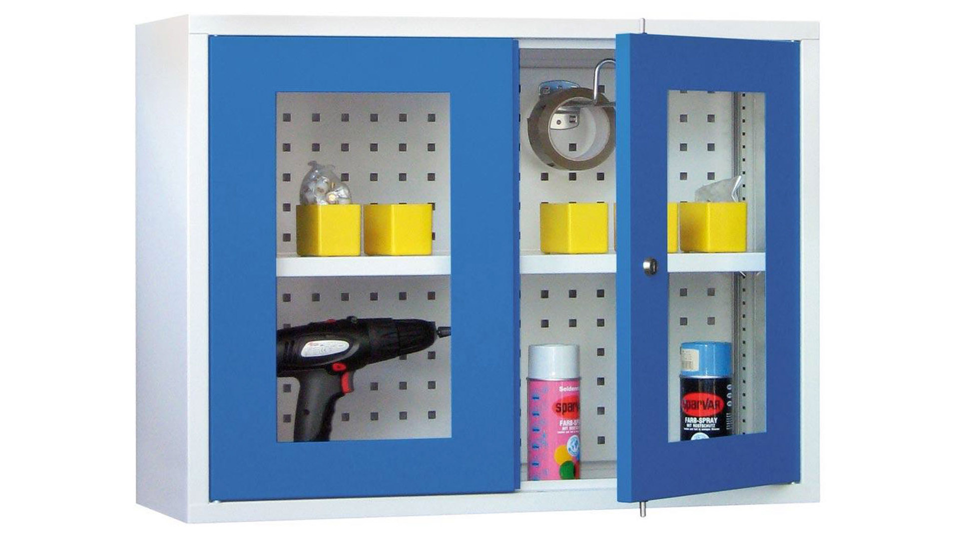 Hängeschrank aus Stahl