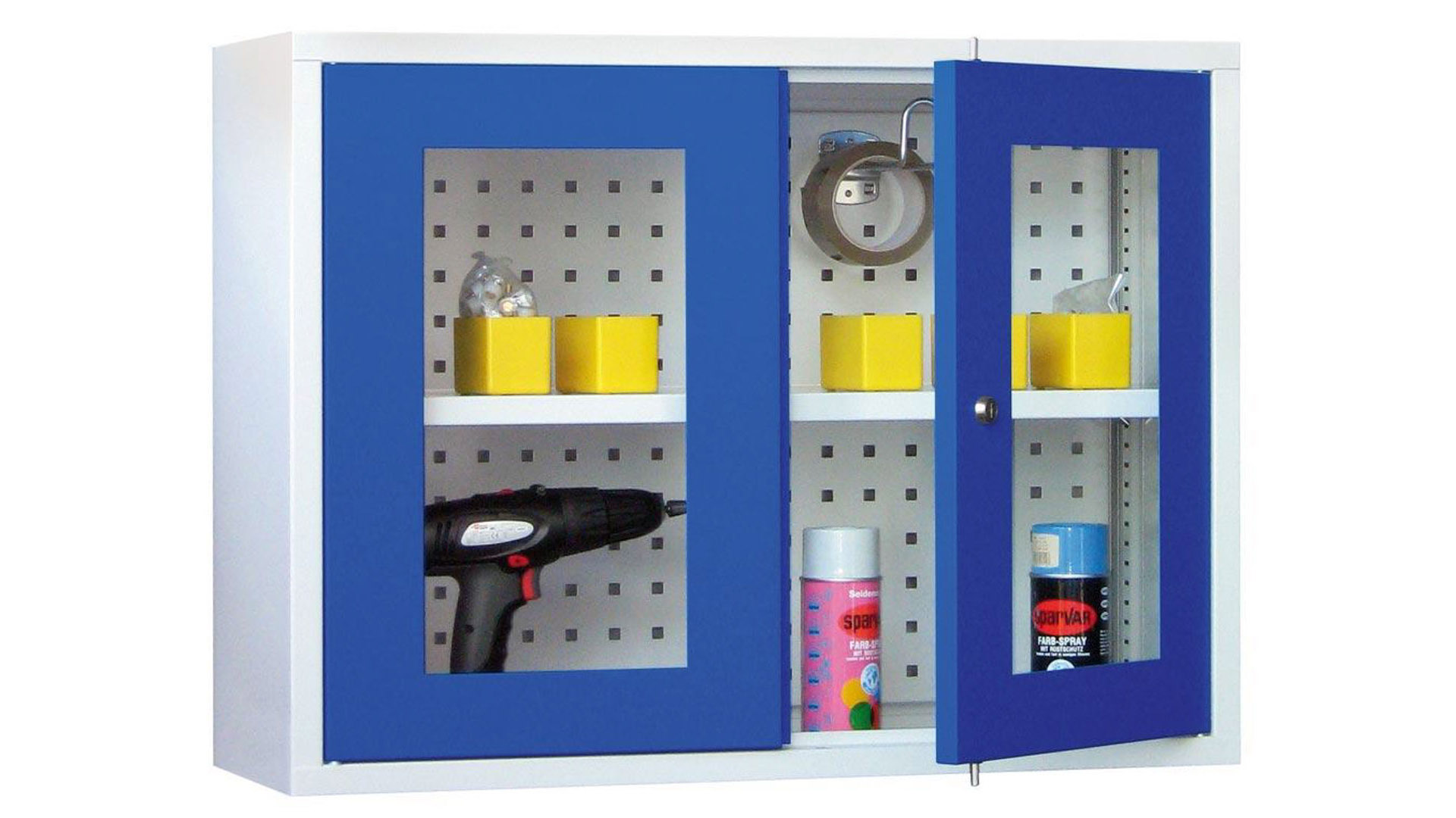 Hängeschrank aus Stahl