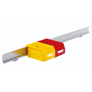 Aufhängeschiene für 9 Lagersichtkästen Größe 8