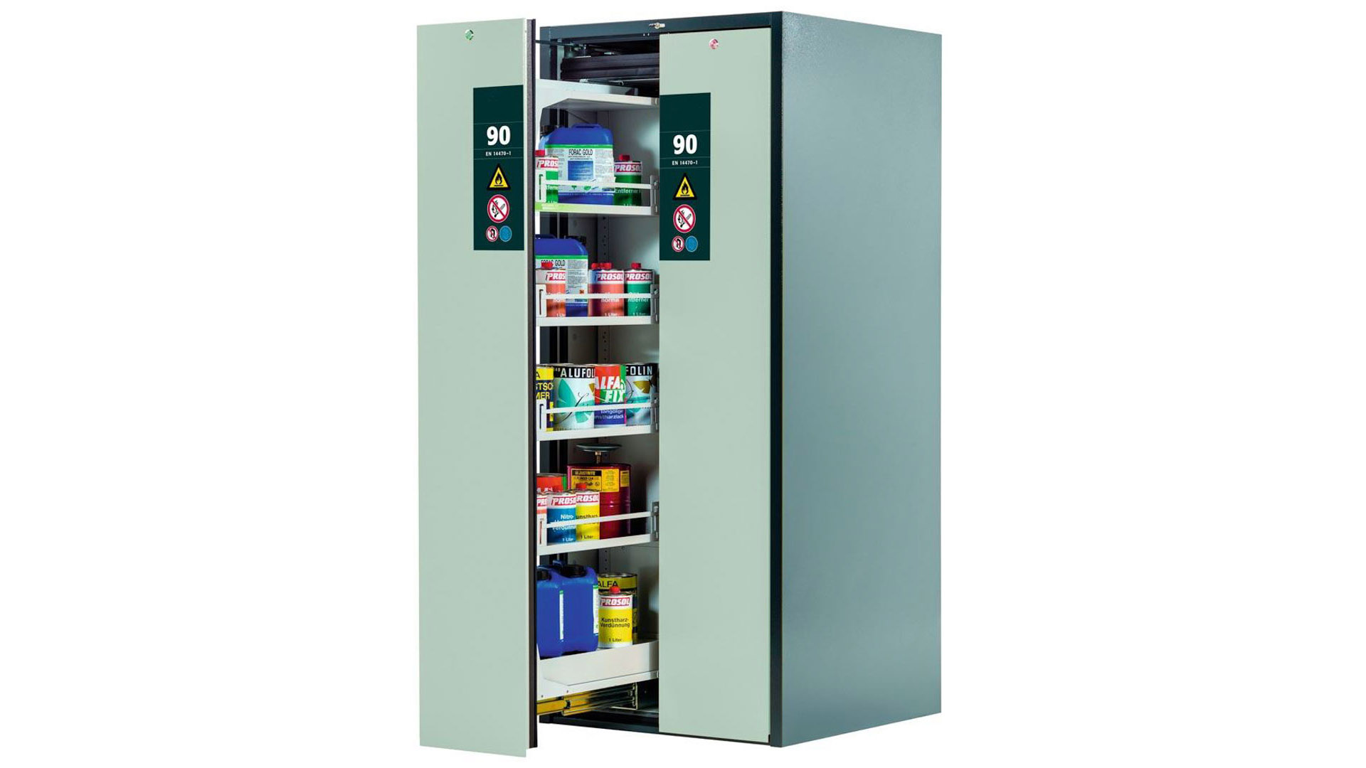 Sicherheitsschrank mit Vertikalauszug