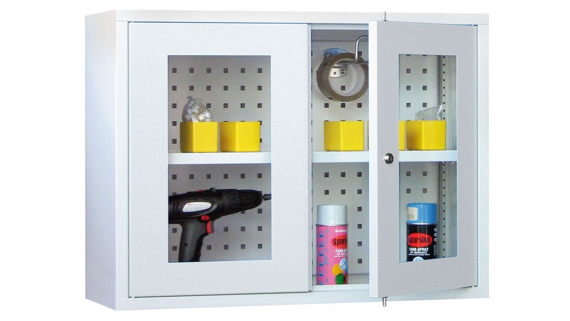 Hängeschrank aus Stahl