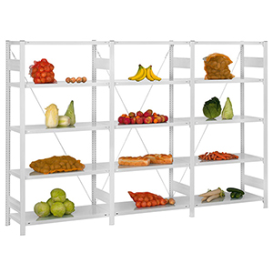 Lebensmittel-Steckregal