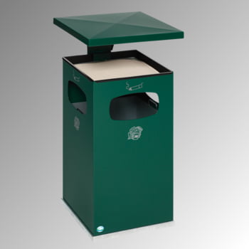 Kombi - Ascher mit Schutzdach für den Außenbereich