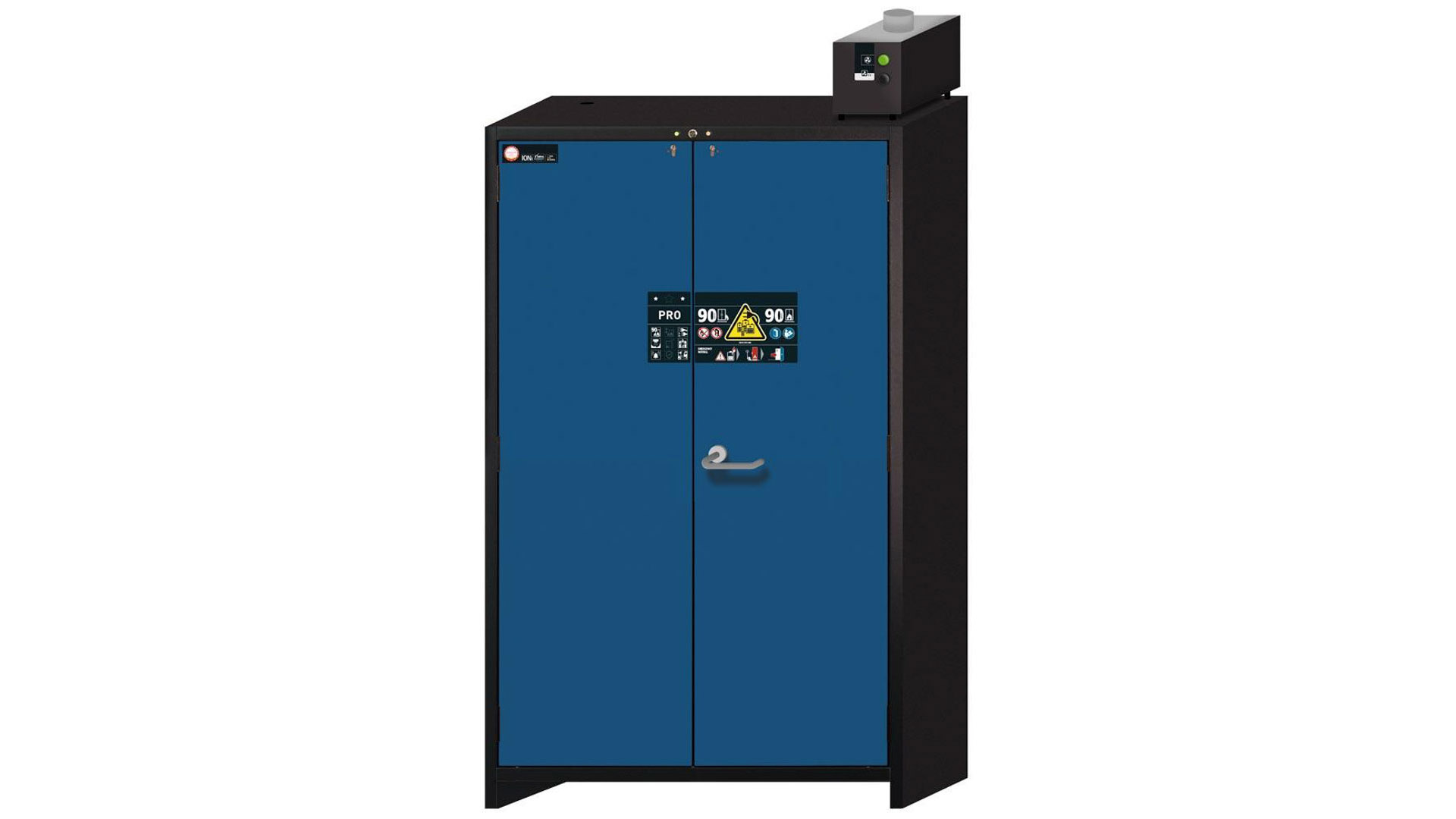 Akku-Ladeschrank, Breite 119,3 cm, Höhe 222,4 cm, Tiefe 61,5 cm