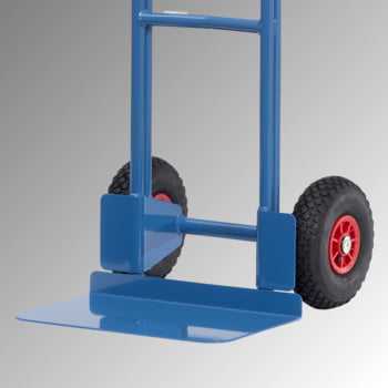 Fetra - Sackkarre, Stahlrohrkarre - 300 kg - Schaufel 480 x 300 mm (BxT) - Luftbereifung