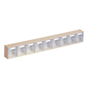 Kleinteilemagazin - Klarsichtkästen im Gehäuse