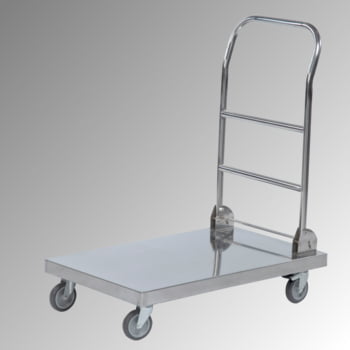 Edelstahl Plattformwagen
