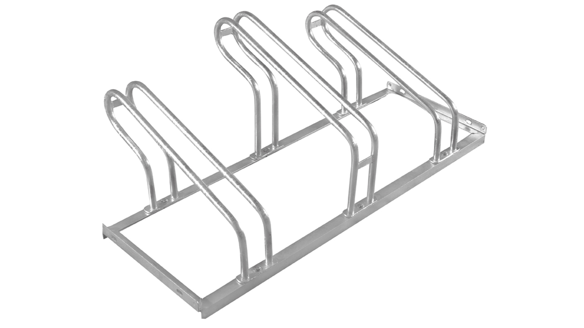 Fahrradständer - für 3 Fahrräder - Breite: 105 cm - verzinkt
