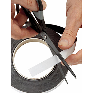 Magnetband, Rolle 10 m lang, 25 mm breit, 1 Seite selbstklebend, 1 Seite magnetisch, MINDESTABNAHME 2 Rollen