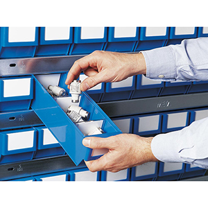 Regalkasten, Farbe blau, BxTxH 235x500x145 mm, VE 9 Stück