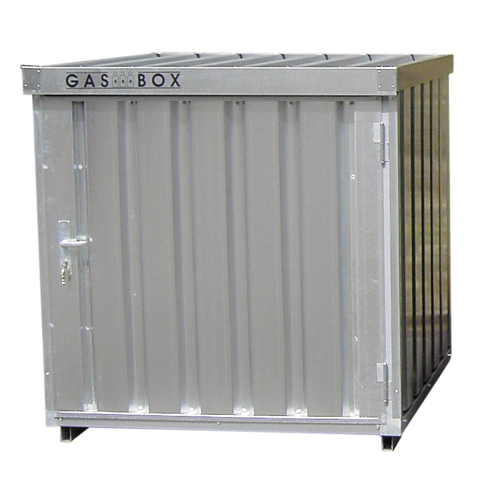 Gasflaschencontainer, Gasflaschenboxen aus verzinkten Trapezblech