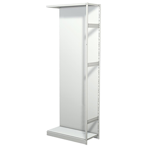 Aktenregal, Büroregal - Steckregal mit Rückwand