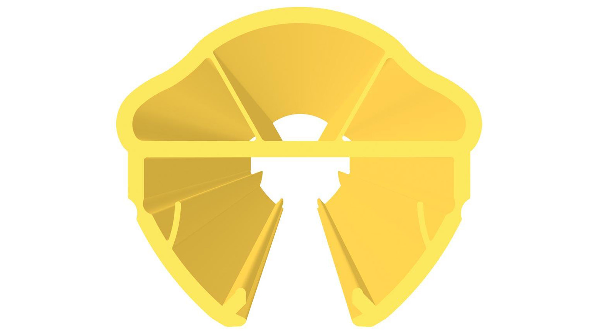 Regalbeinschutz aus flexiblem Spezialkunststoff zum aufclipsen, Höhe 400 mm, für Regalbeinbreite 75-99 mm