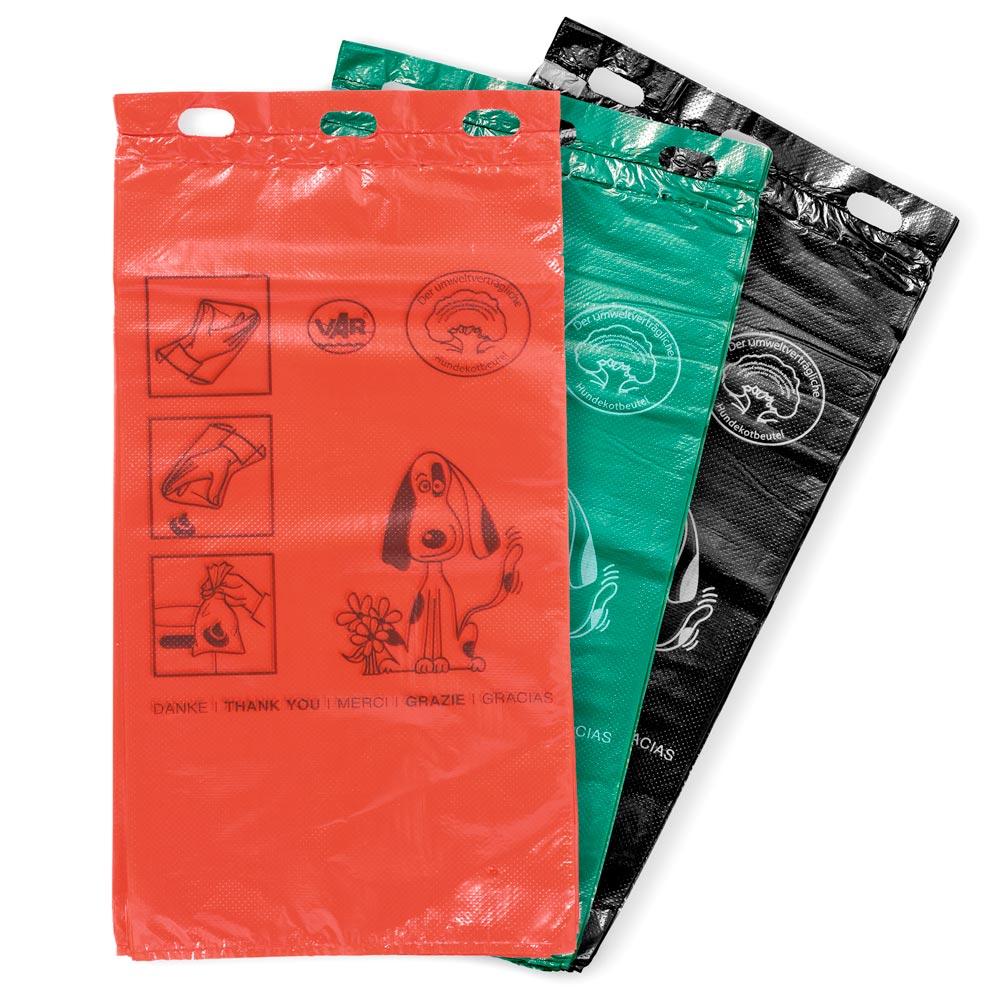 Hundekotbeutel, VE 2000 Stück, 200x330x0,014 mm in schwarz