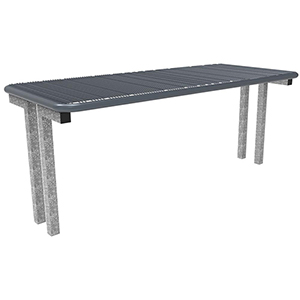 Outdoortisch, Tisch mit Drahtgitterplatte