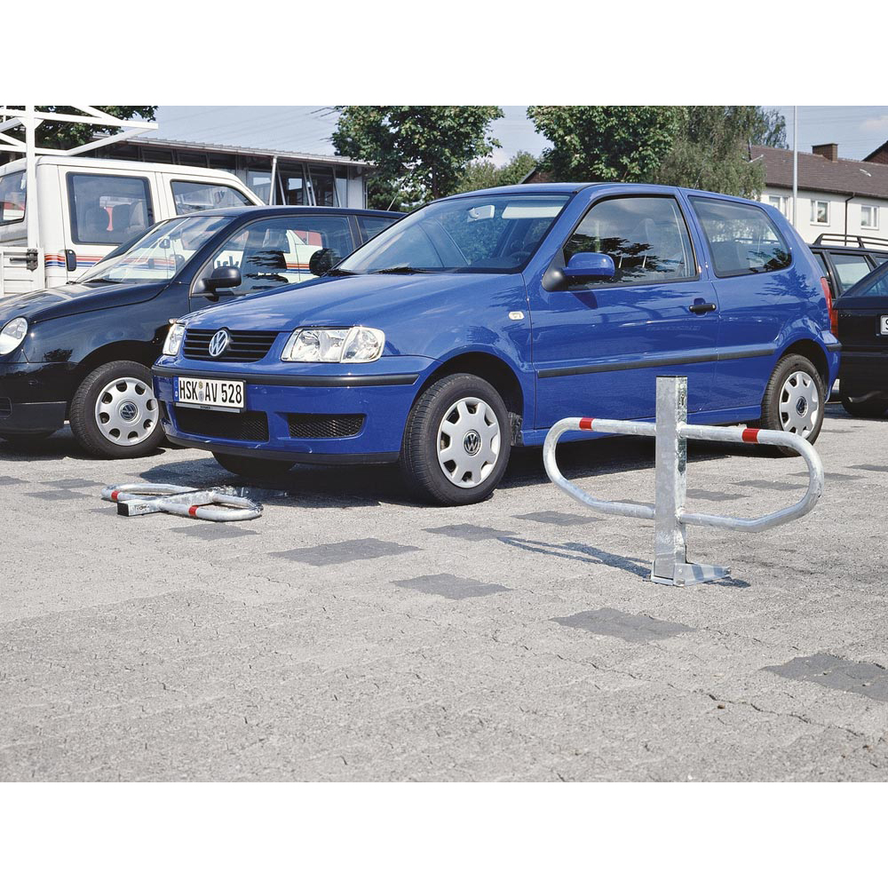 Parkbügel - Flexibler Parkplatzbügel aus Stahl