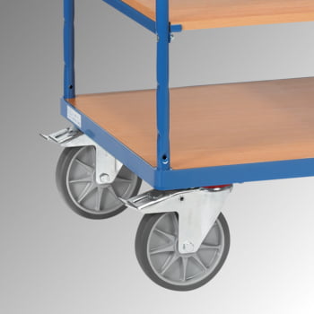 Fetra - Etagenwagen - 1.800 x 609 x 1.169 mm (HxBxT) - 5 Böden - Traglast 600 kg