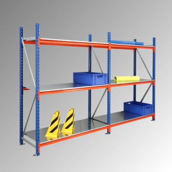 Weitspannregal EMMA - Breite: 150 cm - Tiefe: 80 cm - Höhe: 200 cm - 3 Böden - Grundfeld