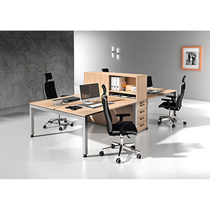 Aufsatzregal für Standcontainer, 1 Boden, BxTxH 428x800x530 mm, eiche