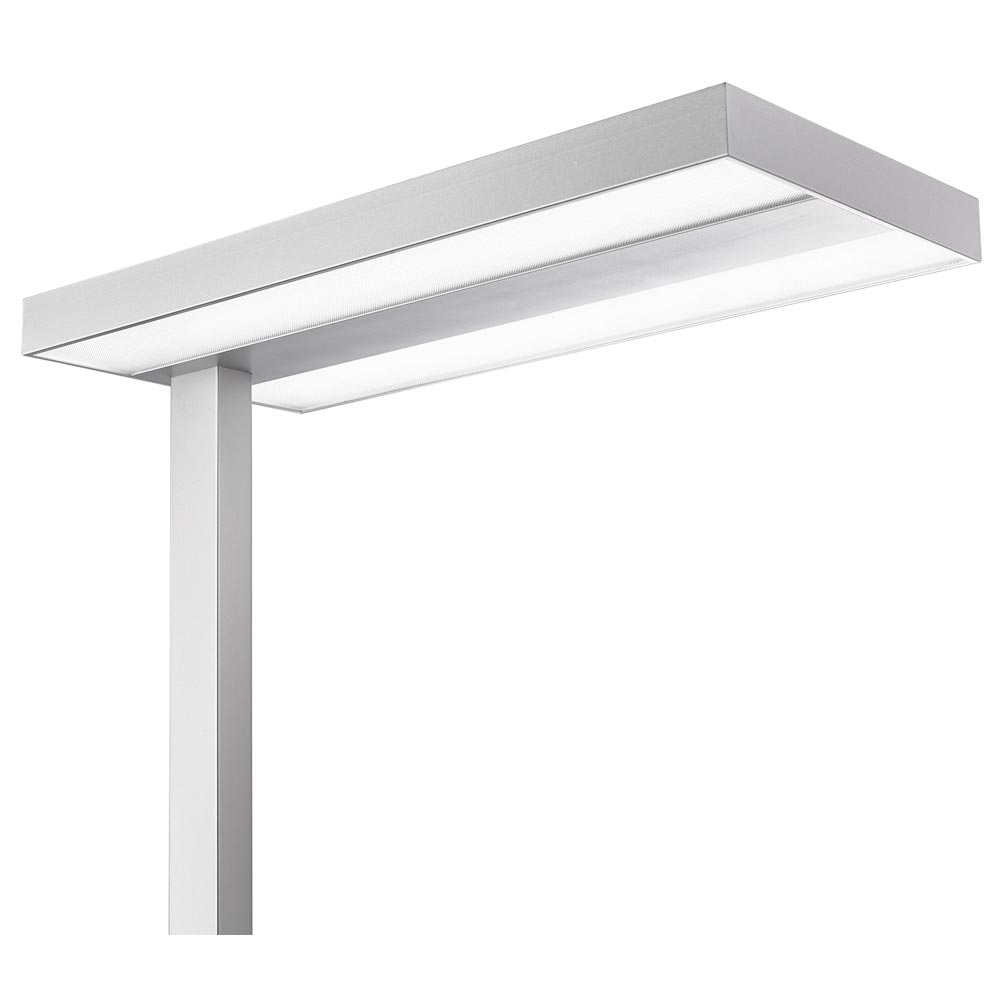 LED Stehlampe, H 1950 mm Abstrahlungnach oben + unten, 60 W, weiß