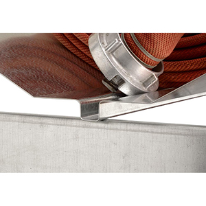 Schlauchregal, mobil, Grundfeld, verzinkt, 3 Lagerebenen, BxTxH 1060x535x1600 mm, Fachlast 100 kg, Feldlast 300 kg