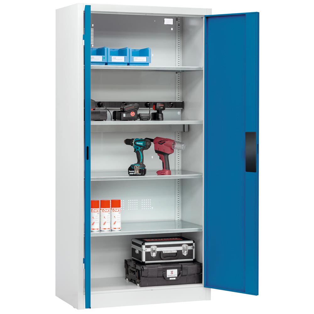 Akku Ladeschrank, Breite 93 cm, Höhe 195 cm, Tiefe 50 cm