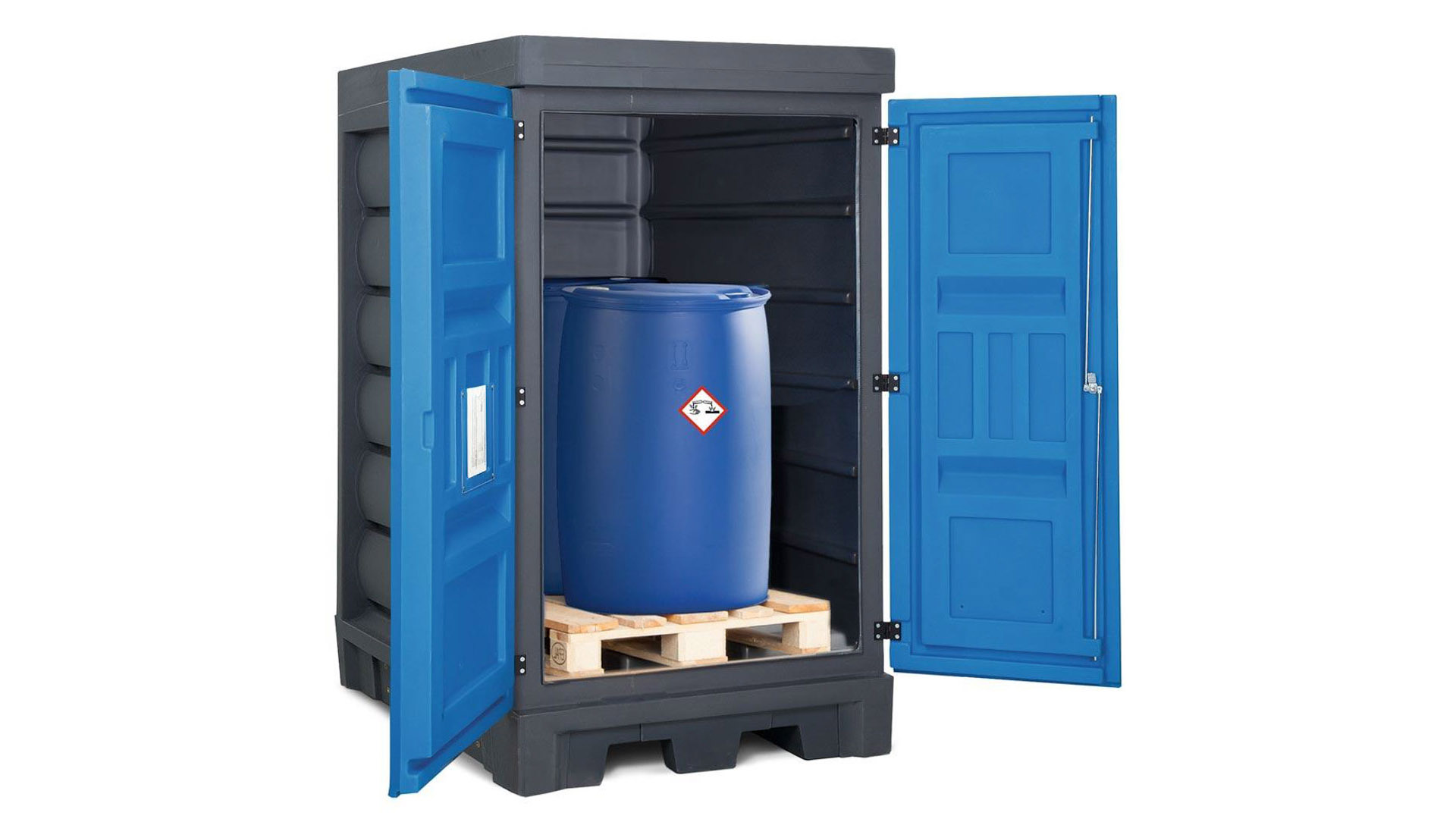 Gefahrstoff-Depot aus Polyethylen