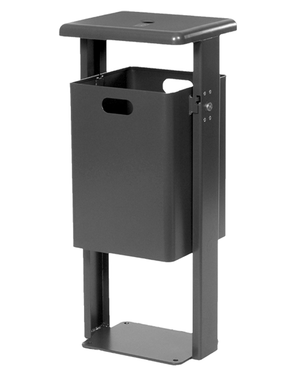 Stand-Abfallbehälter, rechteckig