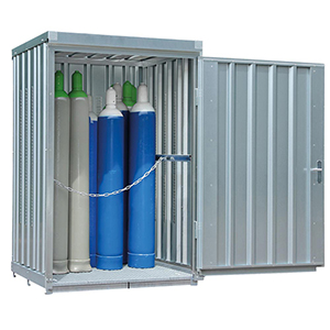 Gasflaschenlager, Gasflaschencontainer, Safe-Gasmagazin