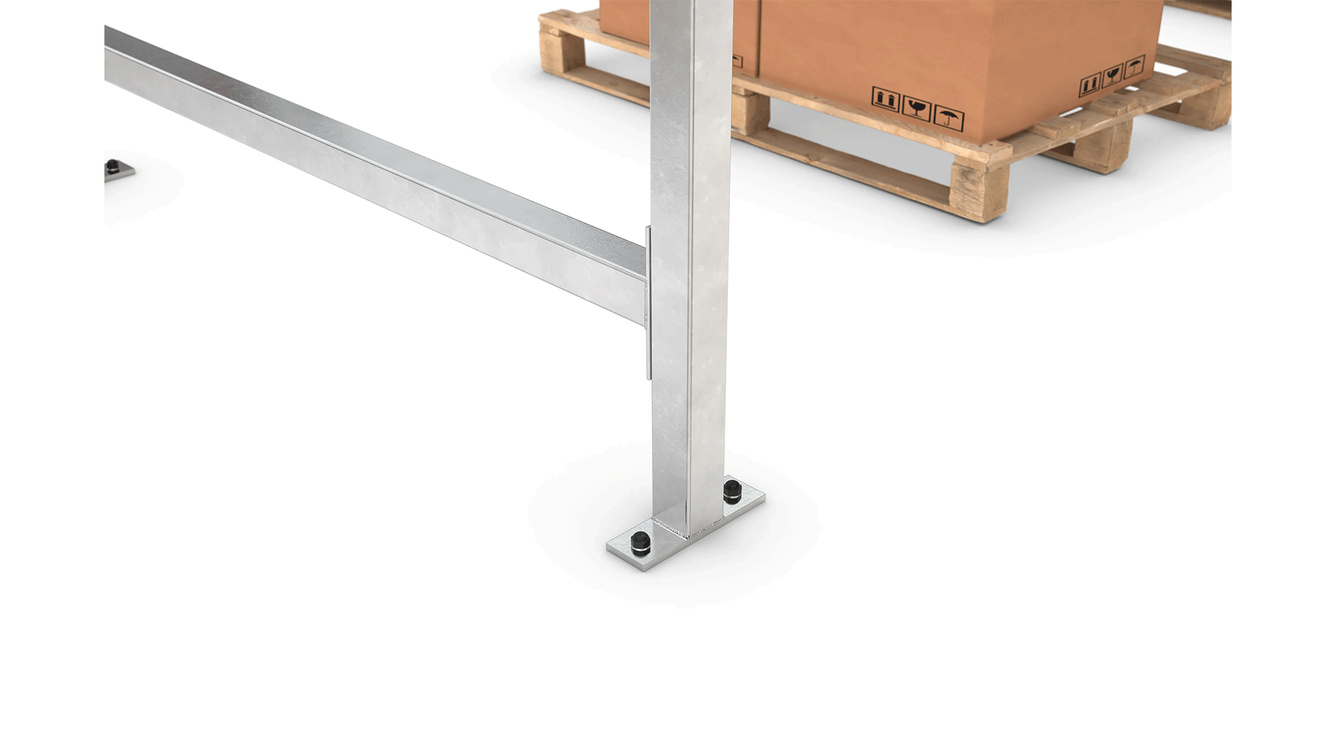 Fahrradunterstand, Überdachung, Modell Leipzig, einseitig, Grundeinheit ohne Seiten- und Rückwände, Profilblech RAL 9002, BxTxH 4300x2200x2350 mm