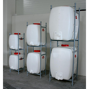 Rechteckfass aus Polyethylen (HDPE), Farbe weiß, mit Tragegriffen + Verschlusskappe, Volumen 150 l, BxTxH 470x740x660 mm, Öffnung 180 mm