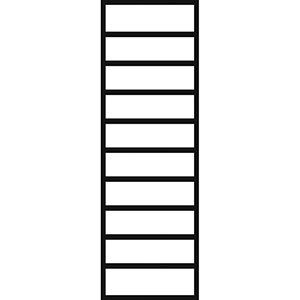 Magazinschrank, ohne Türen, RAL 6011 resedagrün,  BxTxH 680x280x2150 mm