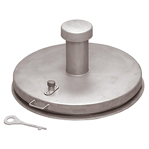 Stahl-Schachtabdeckung, verzinkt, mit frei wählbarer Oberfläche, lichtes Schachtmaß BxT 800x800 mm, Außenmaß BxT 920x920 mm